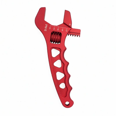 Car Modification Parts Adjustable Aluminum Alloy Repair Tool An3-An12 Oil Cooler Connector Adjustable Wrench (Other Car Modifications) - red