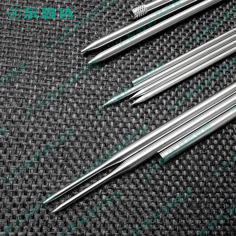 不锈钢毛细管缩尖缩口锥形口 台阶变径管 精密传感器探头温控探针