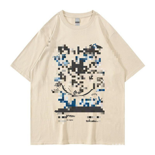 Men Y2k T-Shirt Streetwear Harajuku L Japanese