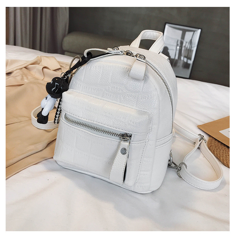 New Korean Fashion Backpack Dualuse Small Single Shoulder Messenger Bagpicture19