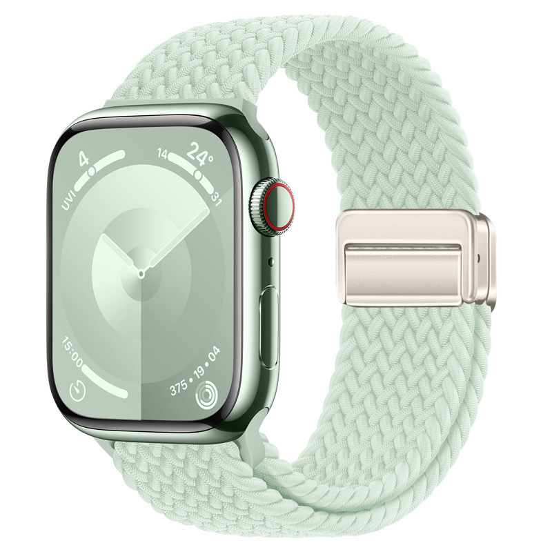 アップルの時計バンドに適した磁気ボタンナイロンタイプのapple apple全系1-9/SE/Ultra編みバンド|undefined