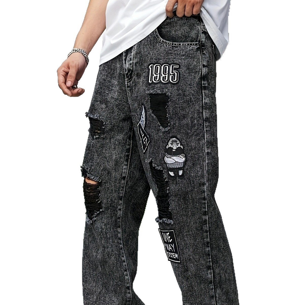 European And American Style Men's Fashion Denim Trousers Men's New Jeans_mkmklike.com