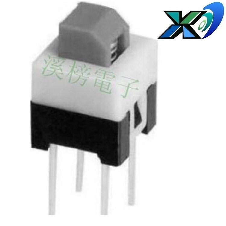 自锁开关4脚立式\立式按键自锁开关四脚 \  迷你按钮自锁开关4脚