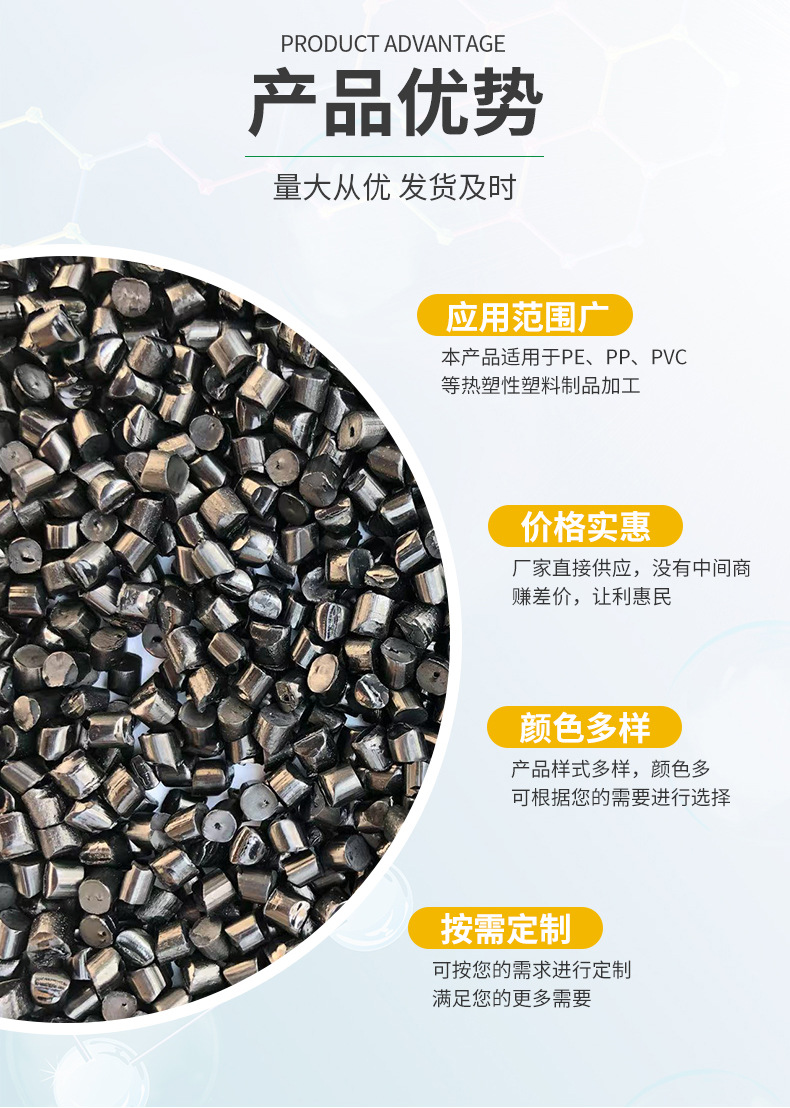 高浓度无载体黑色母