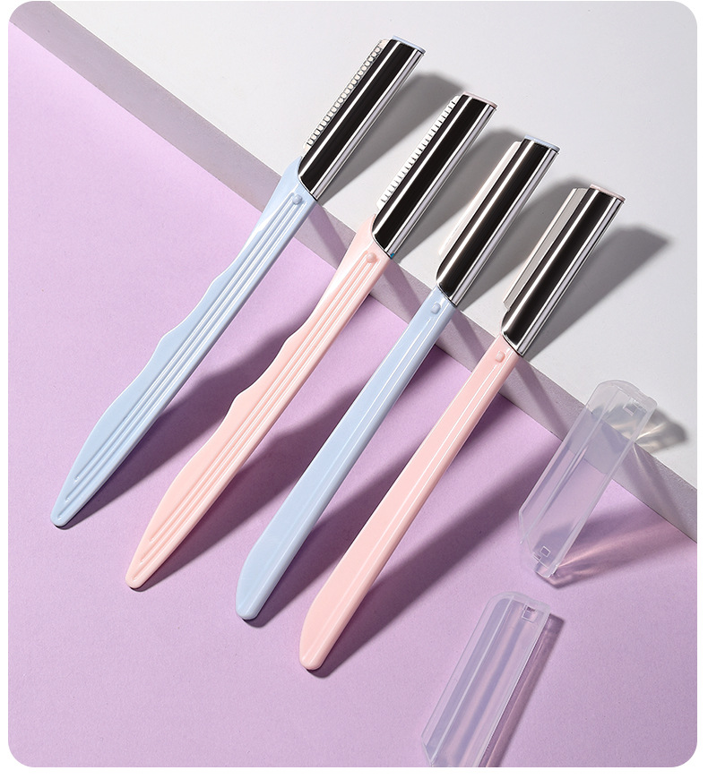 LMLTOP eyebrow trimmer 2-piece set with protective net, sharp style combination eyebrow trimmer box set SY344 undefined
