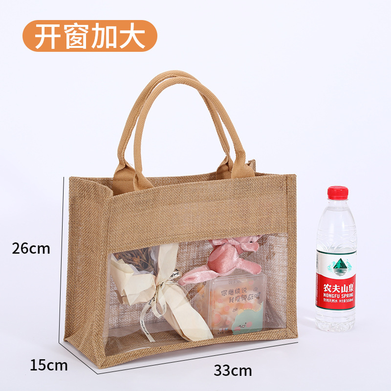 Bolsa de mano logotipo al por mayor moda para salir bolsas de almuerzo de estudiantes bolsas de almuerzo bolsas de regalo bolsas de lino bolsas de lona