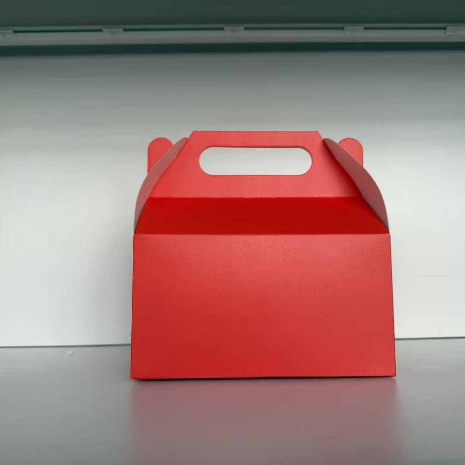 Explosiva transfronteriza al por mayor caja de dulces de cuerno multicolor caja de papel de embalaje de dulces de fiesta de vacaciones caja de embalaje portátil lisa