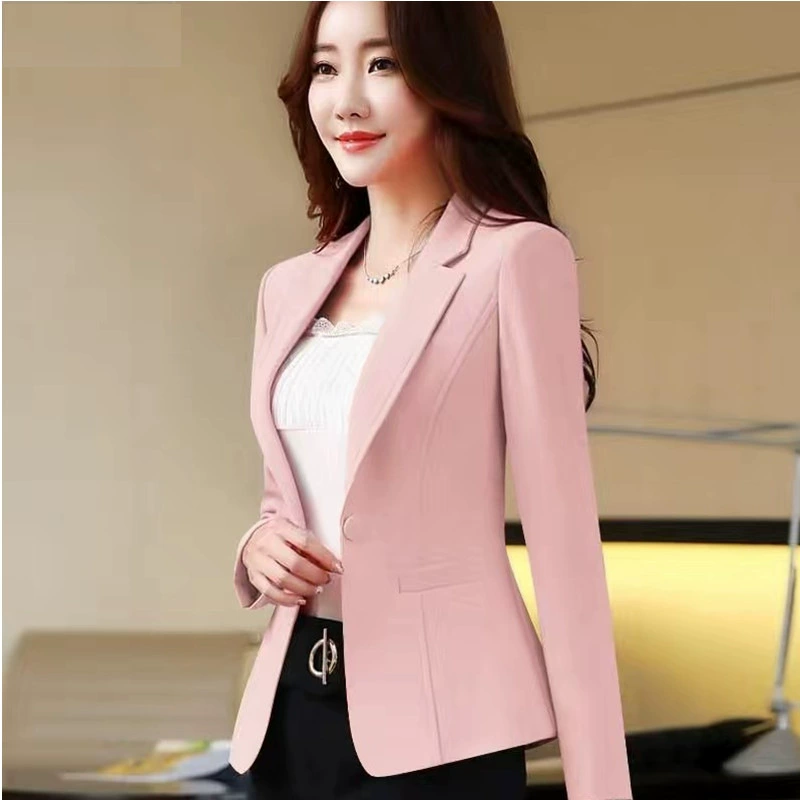Осенний демисезонный классический пиджак для отдыха, корейский стиль, slim fit
