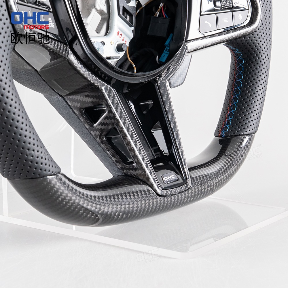 Suitable for Bmw F10 F15 F30 F25 F36 F87 F80 M2M3M4 Modified Cs Carbon Fiber Steering Wheel