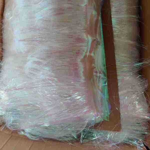 仿金属金丝线深咖闪丝亮点长条装饰礼盒圣诞球橙色七彩丝碎线