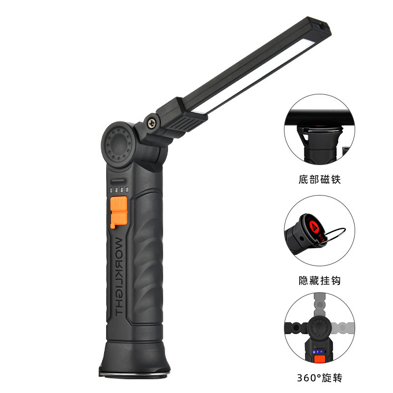 Explosión transfronteriza cob lámpara de trabajo lámpara de mantenimiento portátil multifuncional lámpara de emergencia del automóvil lámpara de iluminación impermeable al aire libre