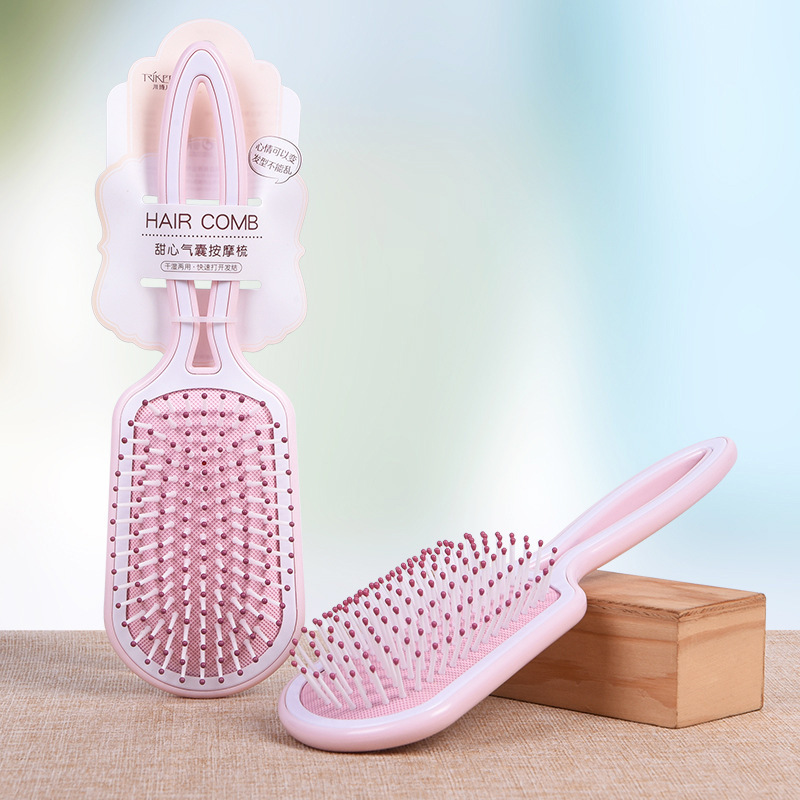 川さいたま折り畳みエアバッグ櫛かわいい女性エアクッション櫛静電気防止少女携帯家庭用マッサージ櫛|undefined