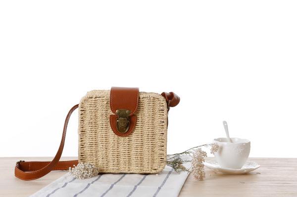 Women's Small Spring&summer Paper String Vintage Style Straw Bag display picture 3