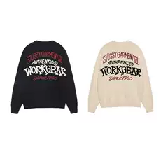 Stu's New Work Letter Intarsia Knitted Couple's Sweater