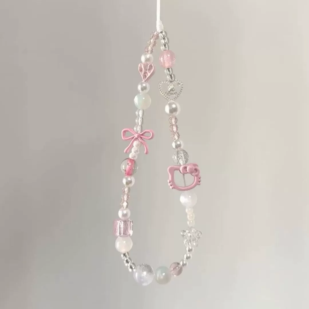 Фиолетовый брендовый смартфон, цепь, ремешок, камера, подвеска, бисер bracelet, 2025 год
