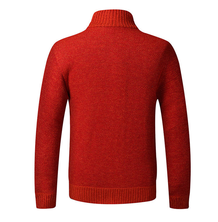 Herren Strickjacke Für Herbst Winter Gefüttert Mit Stehkragen_voghion.com