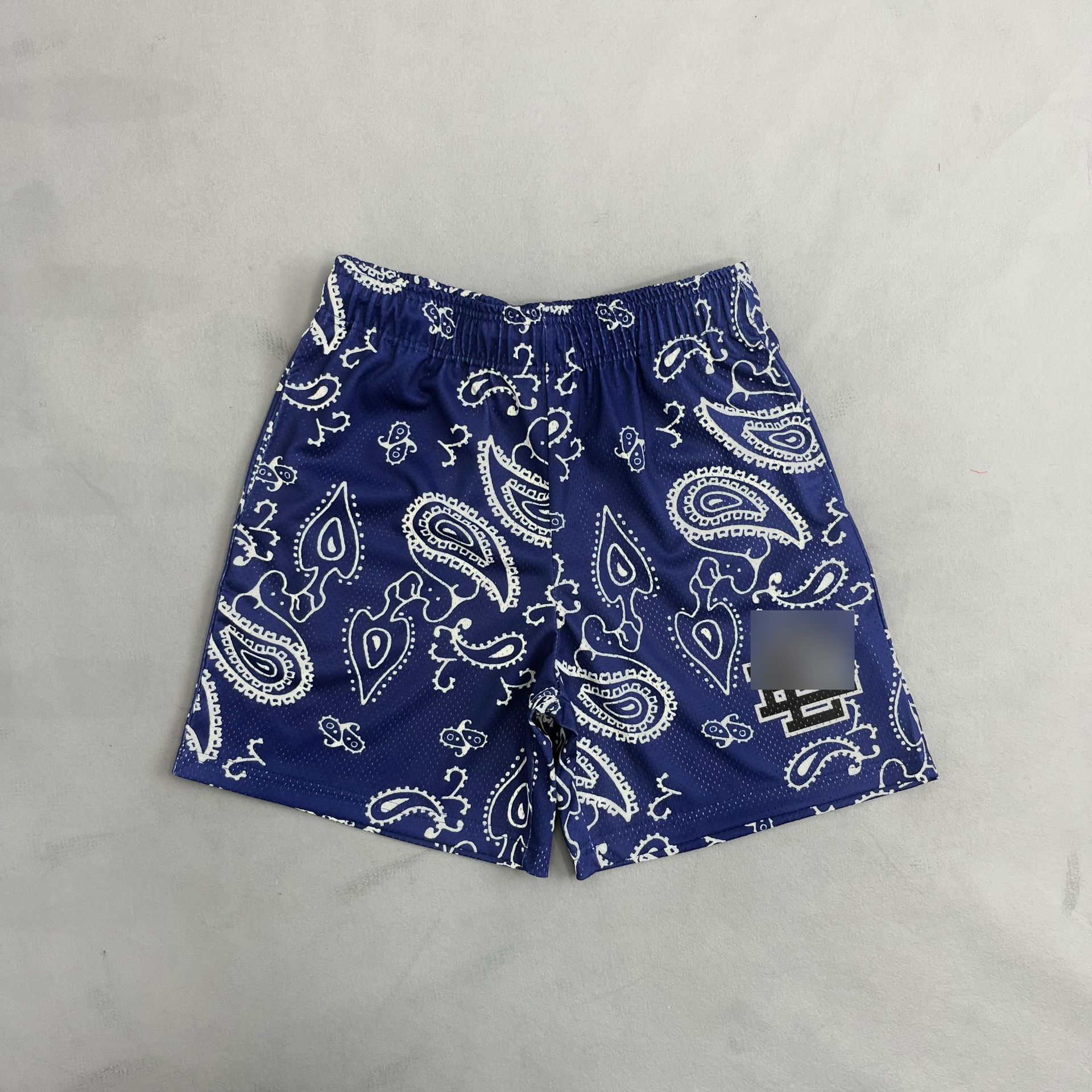 Summer New Men's Shorts Ee Shorts Printed Gradient Trendy Shorts Fashionable Versatile Casual Shorts