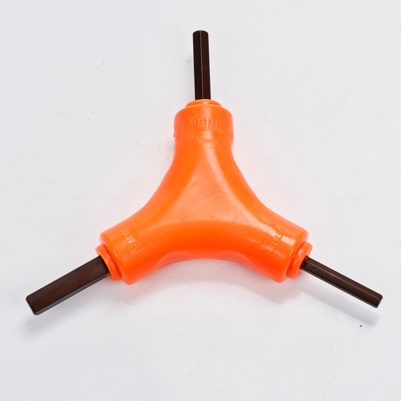 S2内六角扳手 内六角扳手三叉型 彩色三爪扳手  手握式内六角扳手