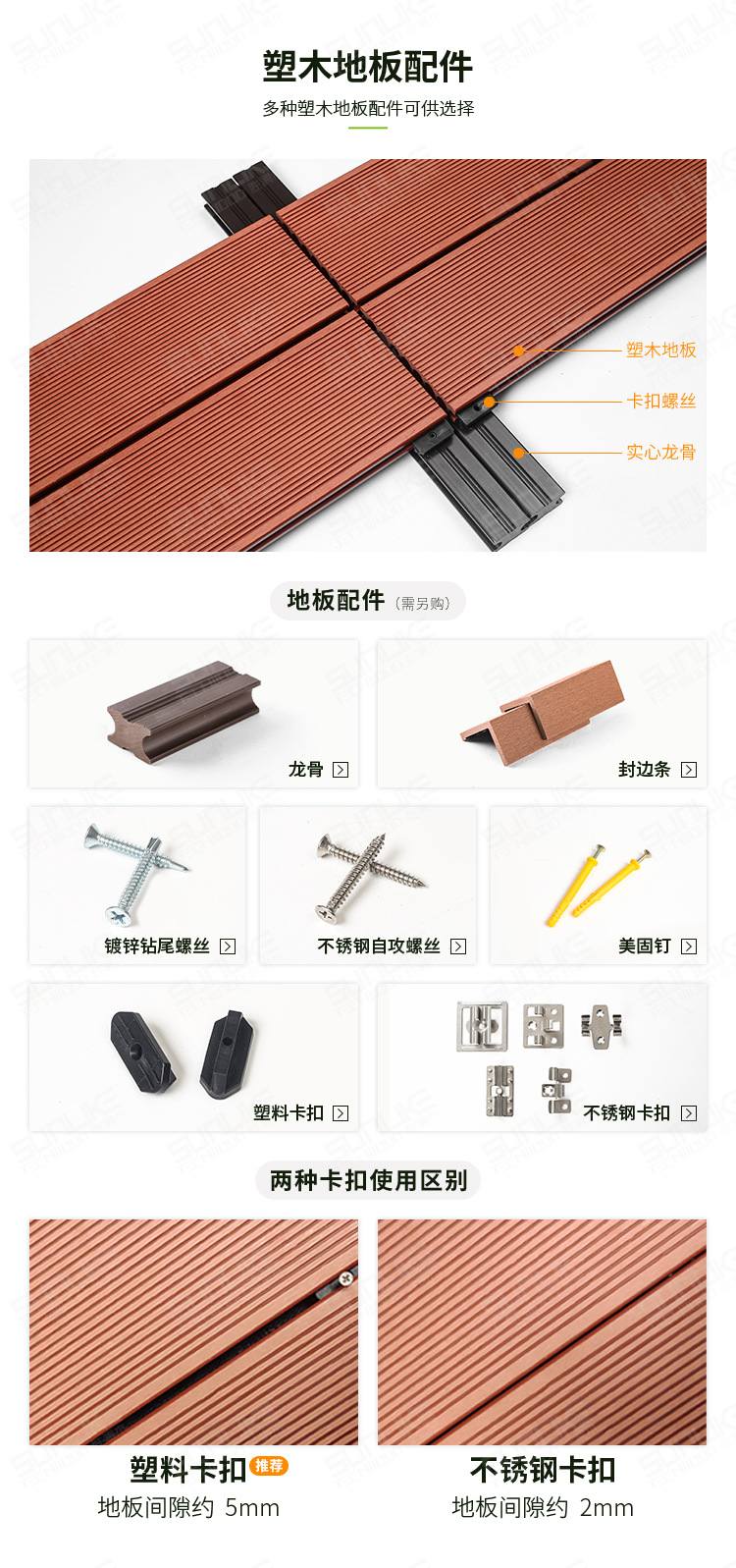 塑木地板户外露台防腐木庭院栈道防滑防水实心长条板室外木塑地板-阿里巴巴