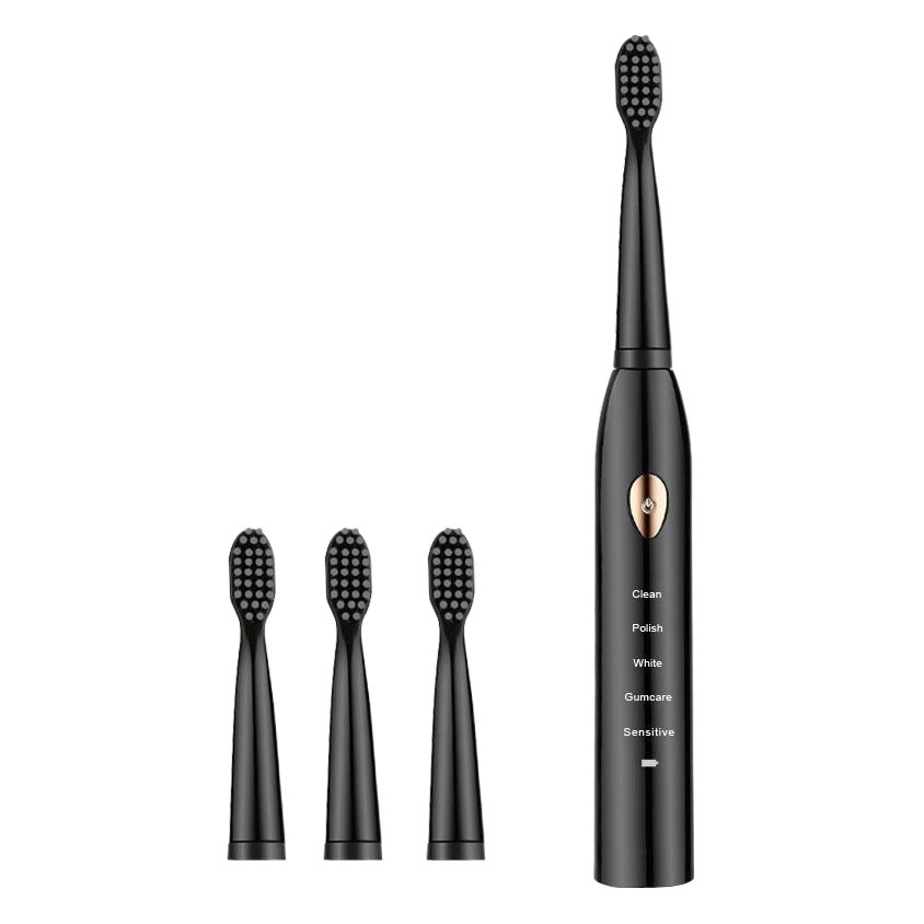 Cepillo de dientes eléctrico recargable, modelo transfronterizo para adultos, cerdas suaves, automático, sónico, recargable, dispositivo inteligente para limpieza dental, modelo para parejas