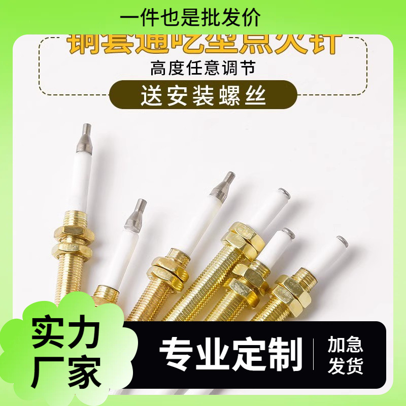 Gas Stove Ignition Needle Lighter Universal Universal Sensor Copper Needle Embedded Gas Stove Repair Accessories
