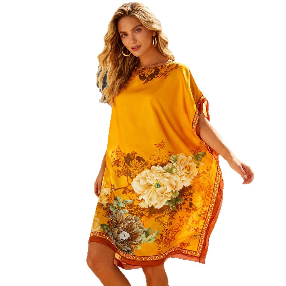 2026 primavera y verano nuevo estilo de moda europea y americana vestido bikini camiseta protector solar
