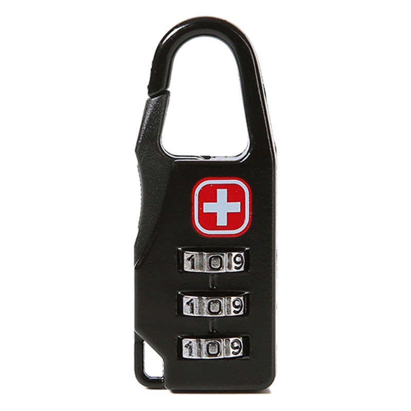 Luggage password lock mini password padlock Sabre cross logo zipper small lock student pencil case accessories