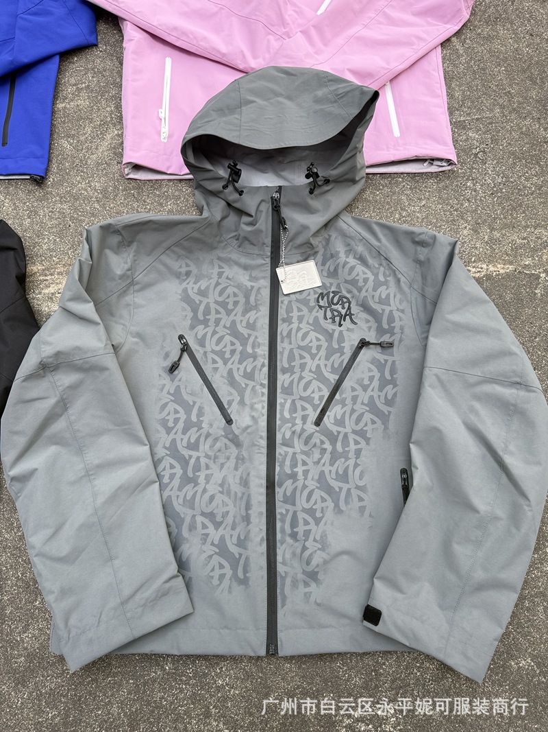 Correct version of Mertra Waterproof Jacket water-soluble all-over printed street hip-hop hard shell jacket 3