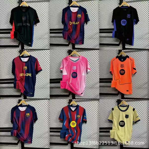 2426 Barcelona Fan Jerseys Home and Away Special Edition Co-Branded Cross-Border Custom Order