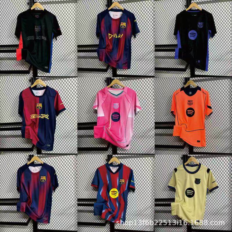 2426 Barcelona Fan Jerseys Home and Away Special Edition Co-Branded Cross-Border Custom Order 2426 Barcelona Fan Jerseys Home and Away Special Edition Co-Branded Cross-Border Custom Order
