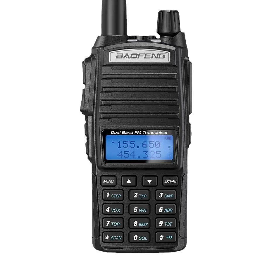 Портативная рация Baofeng UV-82, двухдиапазонная 5W/8W, двойной PTT, варианты длинной батареи