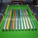 跨境现货铝合金台球杆盒 手提式斯诺克球杆盒 台球通杆双槽收纳盒