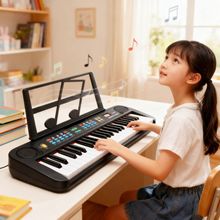 37键便携式儿童电子琴益智宝宝多功能音乐玩具琴乐器早教初学男女