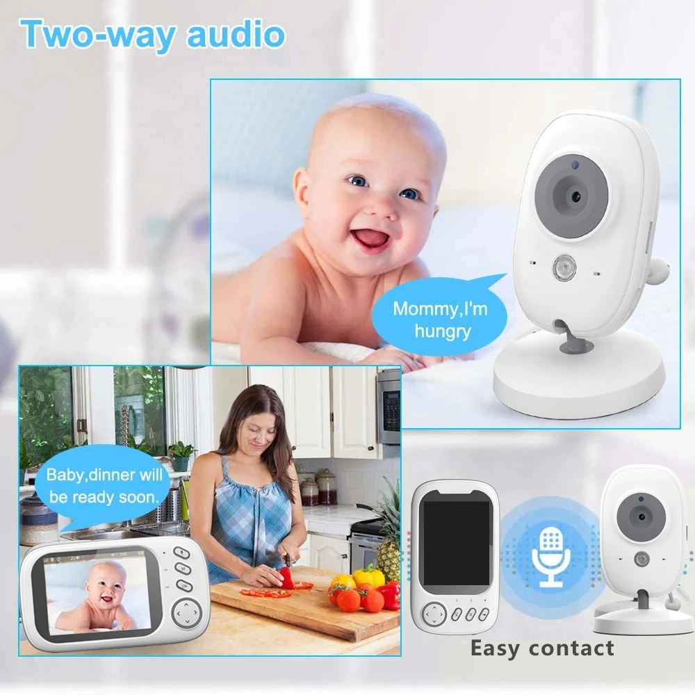 Детекторный радионяний, CCTV камера, 5 дюймов