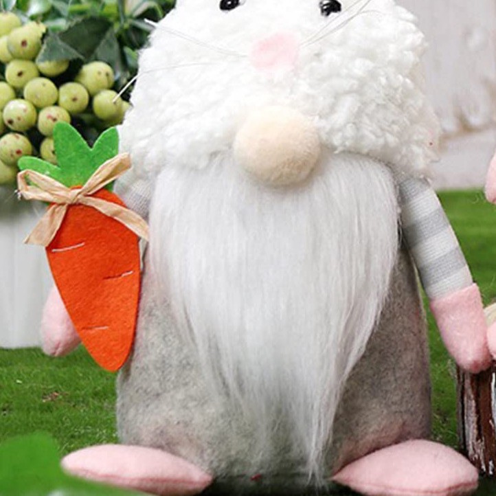 Transfronterizo nueva muñeca de Pascua conejo de peluche decoración de escritorio accesorios de ventana decoraciones navideñas