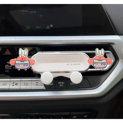 Car phone holder: Car phone holder, cartoon - cute-mr-krabsadvanced-enhanced-version-standard