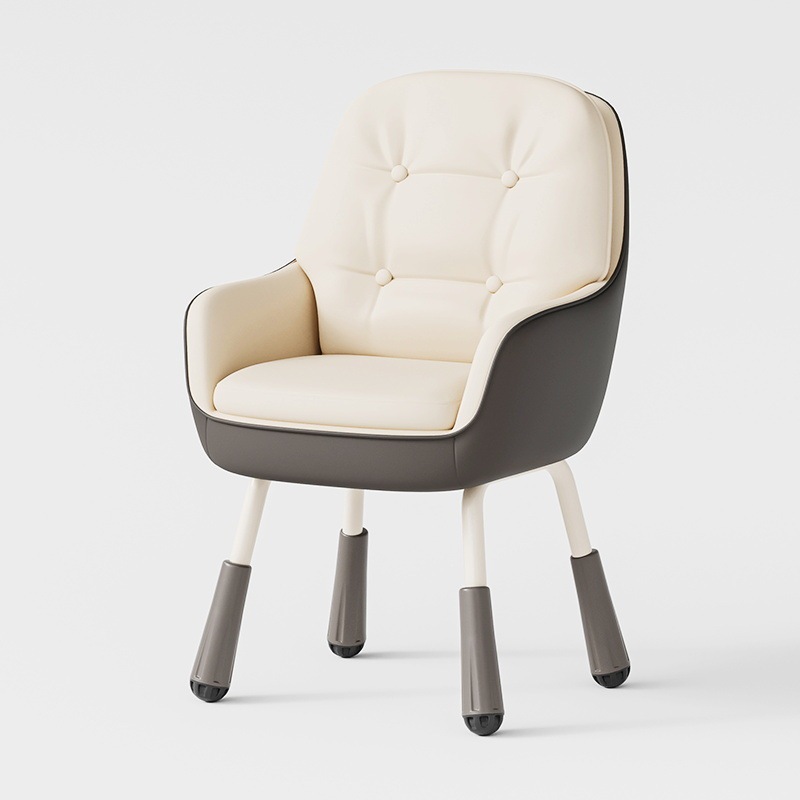 Study Chair, Comfortable for Long Sitting, with Adjustable Backrest, Computer Chair, Leisure Desk Chair, Home Office Chair