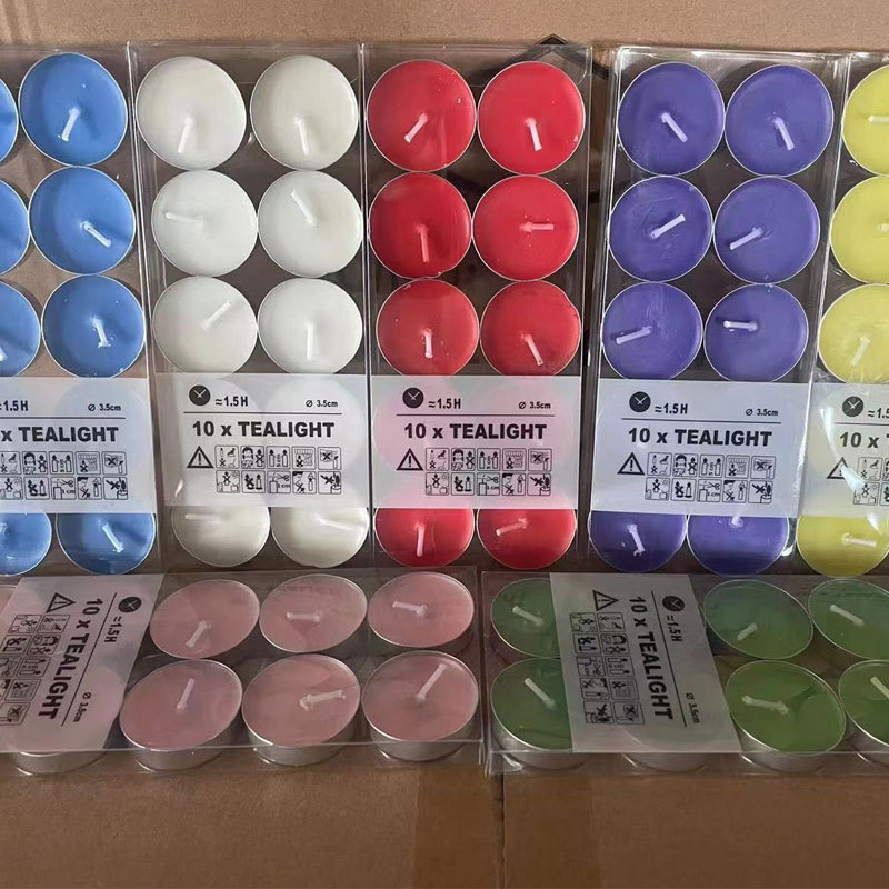 Candele tealight in alluminio candele decorative per la casa_voghion.com