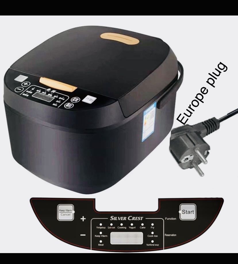Electric Rice Cooker 5l Large Capacity Smart Multi-functional_voghion.com
