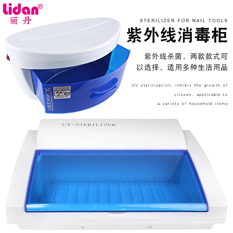 Beauty and Hairdressing Tools Uv Sterilization and Disinfection Cabinet 8W Inclined Surface Sterilizer Small Uv Disinfection Box