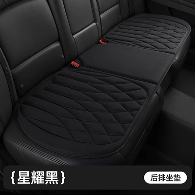 Seat cushion, seat cover: Universal for All Seasons, Seaweed - square-style-star-blacklong-strip-in-the-back-row