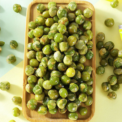 Wholesale beans bulk internet celebrity roasted nuts independent small packaging garlic flavor green beans green pea snacks