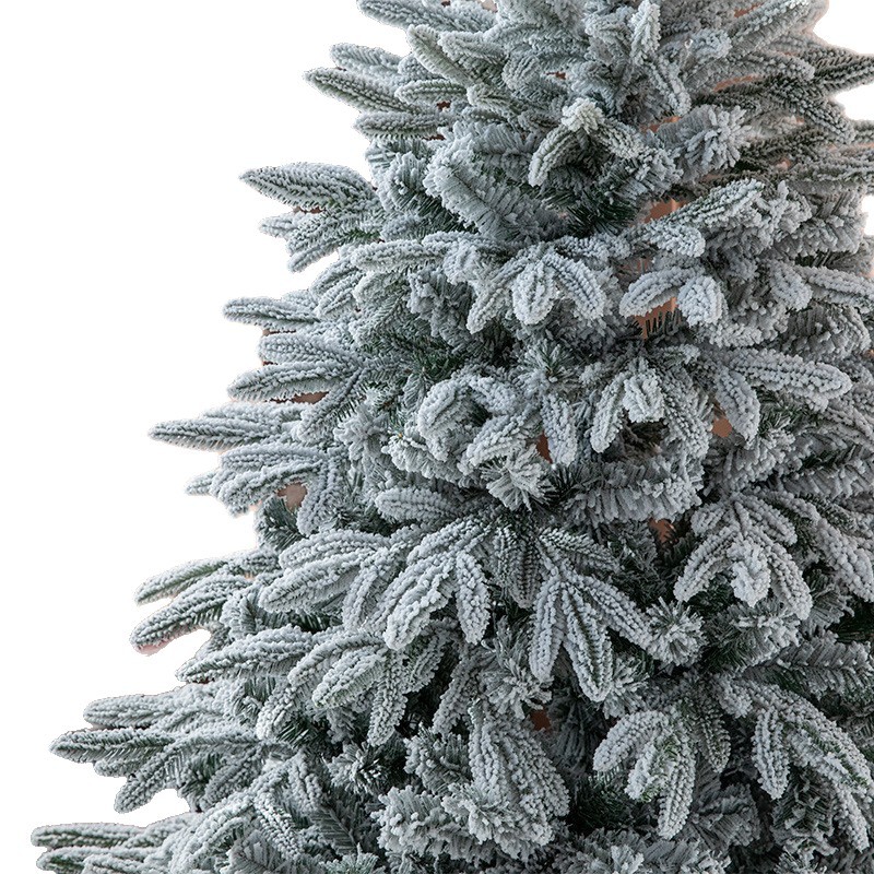 Árbol de Navidad de lujo, tamaño grande de 1.8m/3m, árbol de Navidad denso con efecto de nieve, decoración para centros comerciales, pino artificial.