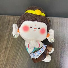 卡通寓意佛磁吸飞天小佛挂件玩偶毛绒包包挂件佛友随身钥匙扣挂件