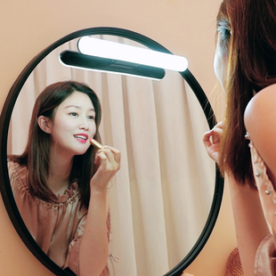 ✅ Mirror Headlight Makeup Light Fill Light Led Punch-Free Rechargeable Bathroom Toilet Vanity Mirror Light Table