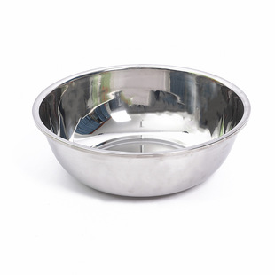 Factory Direct supply supermarket supply boutique hot sale 26cm 304 stainless steel 1.5cm thickened multi-purpose basin wholesale