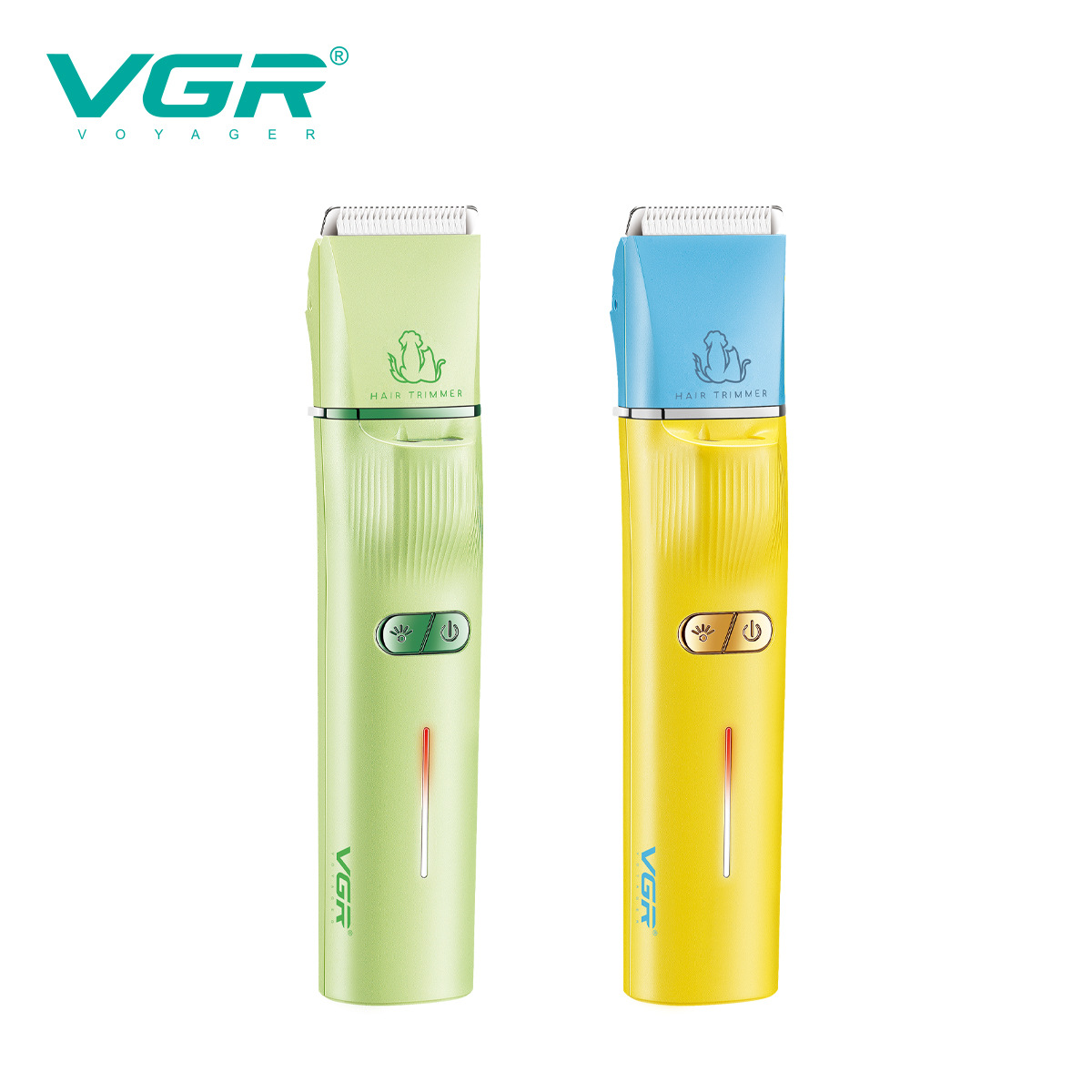 Tondeuse à poils d'animaux VGR219 : tondeuse électrique multifonctionnelle pour chats et chiens, ultra silencieuse, avec tondeuse dédiée aux poils des pattes._voghion.com