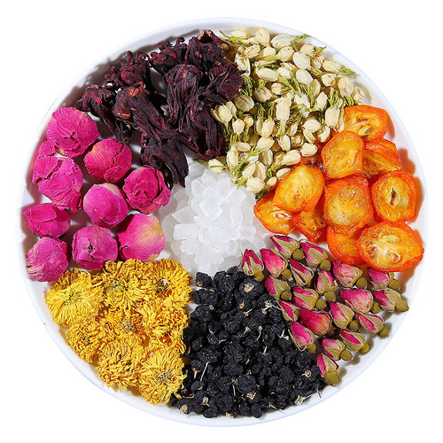 Artwork Praise Hydrating Tea Wolfberry Rose Combination Scented Tea Suitable for Girls to Drink Goddess Qi and Blood Tea