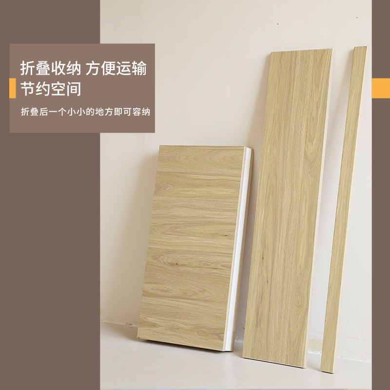 Estand de exhibición de barra larga estante de almacenamiento multifuncional estante de exhibición de arte de papel sin instalación gabinete de exhibición de almacenamiento plegable