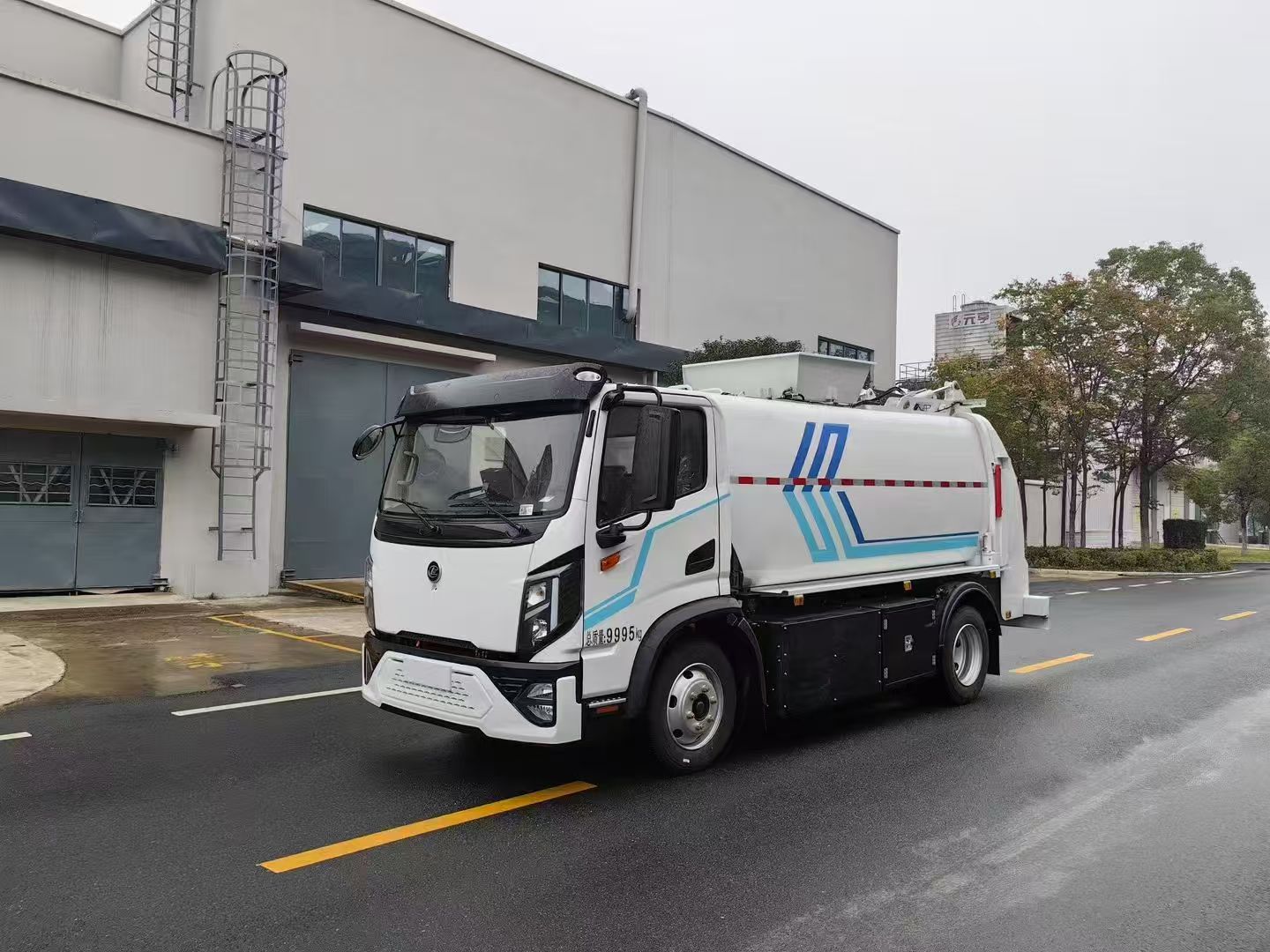 New Energy Kitchen Waste Truck, Pure Electric Kitchen Waste Collection Truck, Urban Sanitation Kitchen Waste Collection Truck